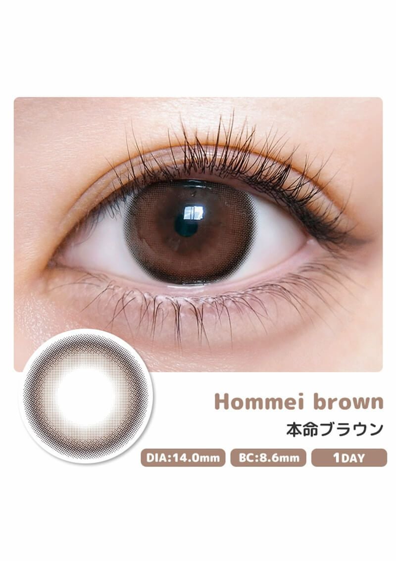 超モテコンウルトラワンデー 本命ブラウン 14.0mm | カラコンメーカー