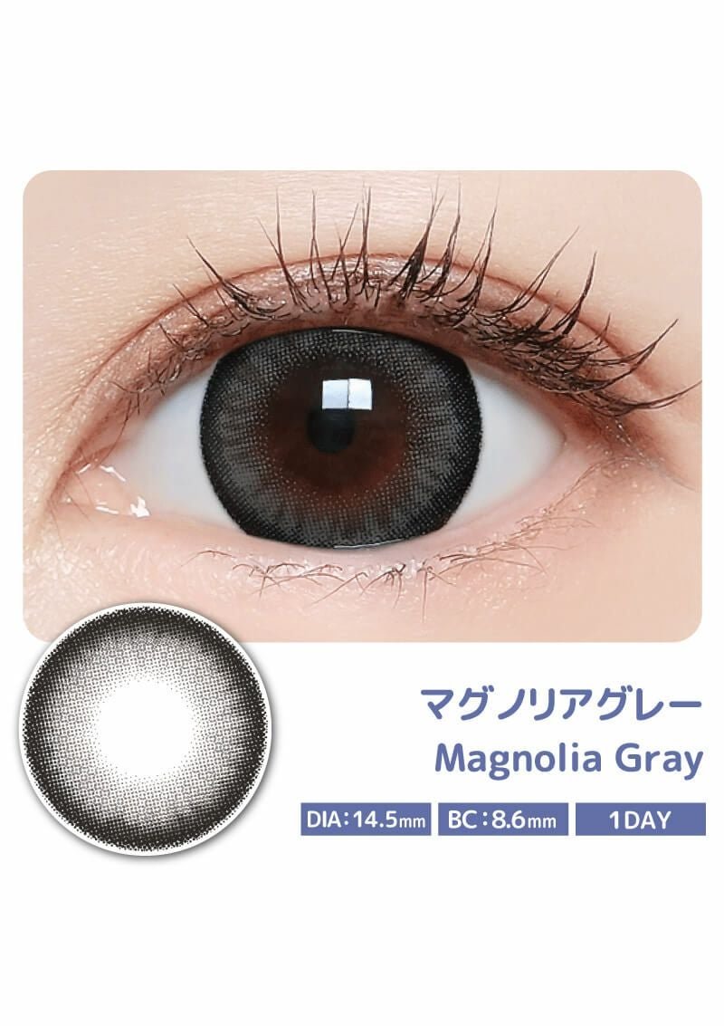 マジェットリラックス マグノリアグレー 14.5mm | カラコンメーカー Sweet