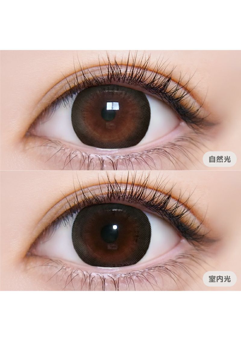 うるうるつるつる ウルルモマンスリー なえさんうるうるBLACK 14.5mm | カラコンメーカー