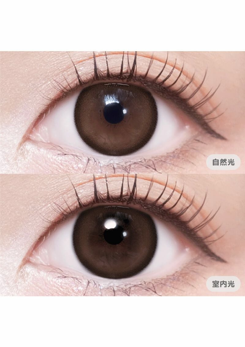 ヴェルヴェティア ブーケブラウン 14.5mm | カラコンメーカー Sweet